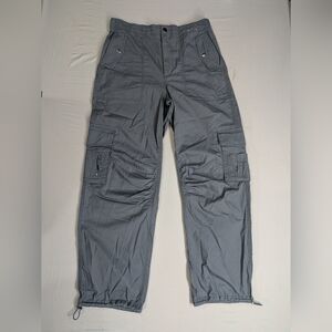 Y2K Abercrombie Fitch Cargo Pants M Military Utility Baggy Vintage Parachute
